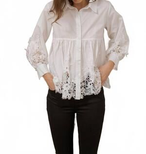 NEW CHOKLATE PARIS aimie shirt in white